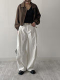 Lilia Cotton Crop Blouson