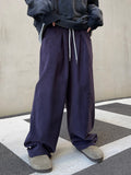 Golden pleated balloon banding pants