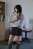 Heidi mix fur jacket