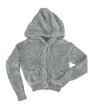 Baron Knit Button Fur Hooded Cardigan
