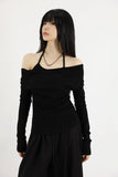 Miere Halter Layered Tee