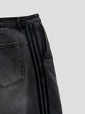 Times Three Stripe Balloon Denim Pants