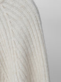 Wool Ribbed V-Neck Knitwear