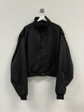 High-neck Crop Nylon Jacket