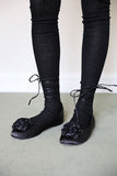 Strap corsage sandals