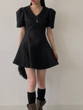 Annika Puff Flare Mini One Piece