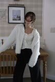 Fluffy Mongle Fur Cardigan