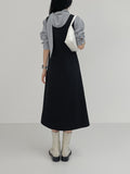 Two-Way Boatneck Sleeveless Long One Piece