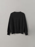 [Premium] Whole Garment Dust V-Neck Knit