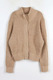Teddy Boucle Button Cardigan