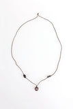 Antique donut bead necklace