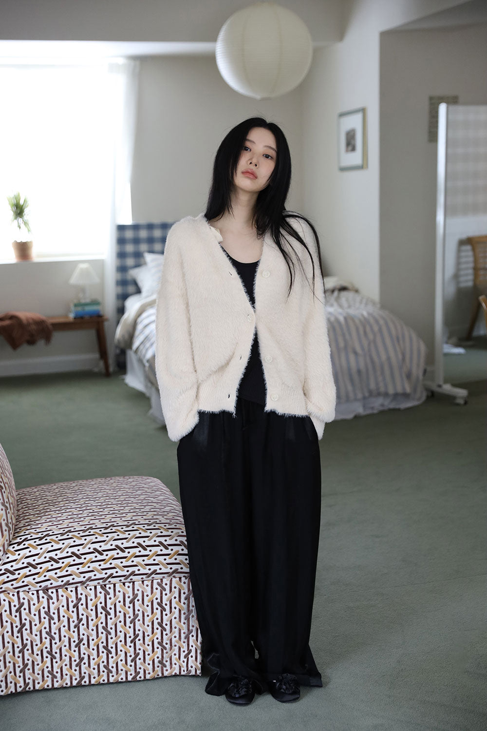 【COLOR iN ID】ST Wrinkle ilo Pants COLOR iN ID(カラーインアイディー) - ストライプリンクルイロ