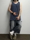 Pigment Over Slit Sleeveless