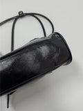 Section Glossy Half Shoulder Bag