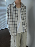 Linen Check Texture Shirt