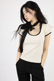 Ari Dot Ribbon Top