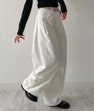 741 Cotton Balloon Wide Pants