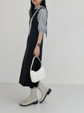Two-Way Boatneck Sleeveless Long One Piece