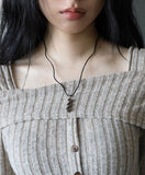 Rabbit Ball Drop Necklace