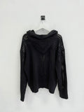 S/S Net Two-Way Hooded Zip-Up