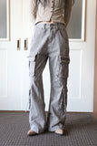 Washed Pocket Denim Pants