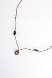 Antique donut bead necklace