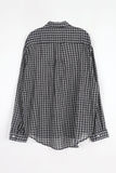 Mono seersucker check shirt