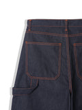 Orange Stitch Double Knee Denim