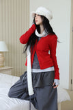 Rocky bay punching cardigan