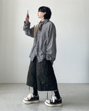 Drop Strap Bermuda Pants
