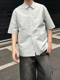 Hidden Pocket Half Shirt