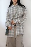 Over Check Vacation Shirt