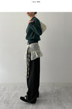 954 Tencel Two-Tuck Cotton Wide Pants
