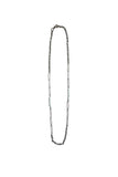 white chain necklace