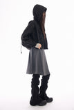 Kate shirring short windbreaker jumper