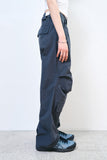 Dual cargo nylon wide pants