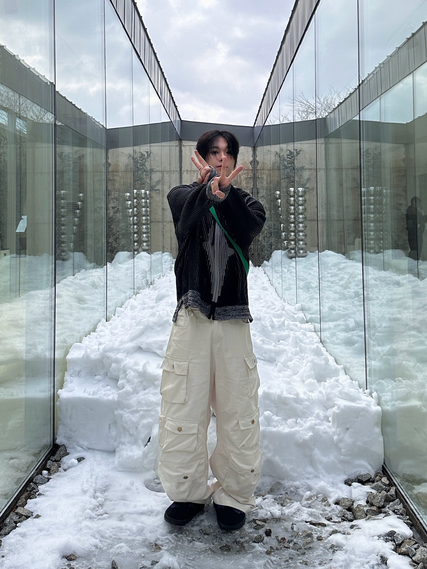 【DISCERNMENT】Straight Golden Dart Cargo Pants DISCERNMENT】Straight Golden Dart Cargo Pants (DISCERNMENT