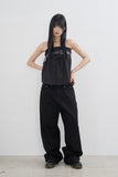 Maxi long wide cotton pants