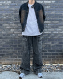 Stae cargo denim pants