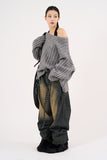 Raven wool ribbed crop knit
