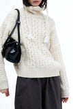 Breeze Cable Turtleneck Sweater