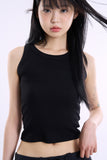 Cookie wide binding cropped sleeveless top