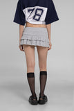 Muli frill mini skirt
