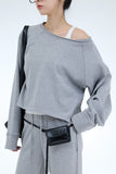 Dark Knee Ribbed Tank Top