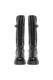 Philly Leather Buckle Boots
