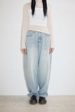 Mega hip original washed denim pants