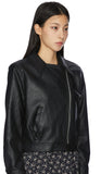 Flan leather jacket