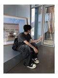 Summer Wide Cool Banding Cargo Denim