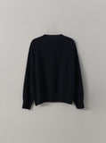 [Premium] Whole Garment Dust V-Neck Knit