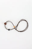 Choco ball wood necklace